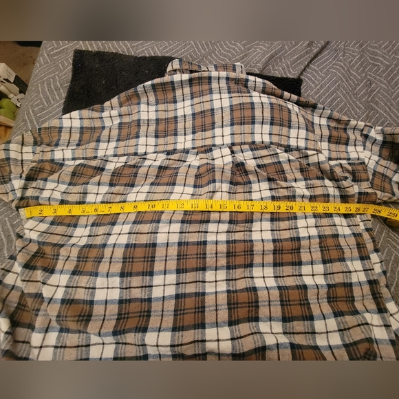 Oversized flannel plaid shirt - Picture 2 of 8